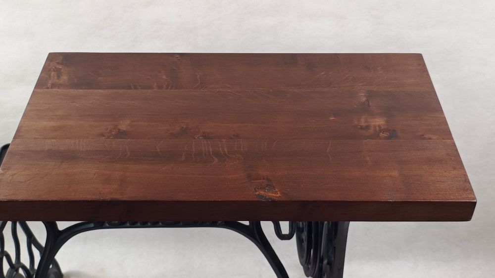 Blat do stolika z maszyny singer maszyna na stolik drewniany lakier