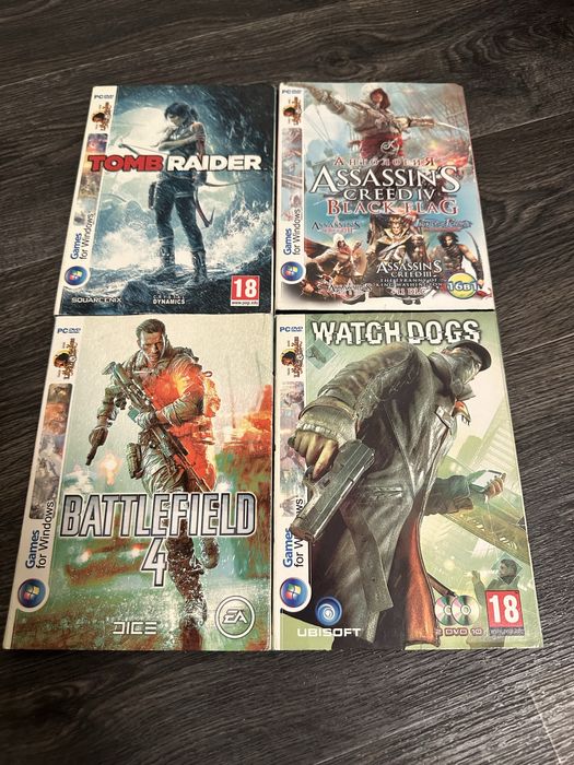Ігри на ПК Tomb Raider, Battlefield 4, Assassin’s Creed, Watch Dogs