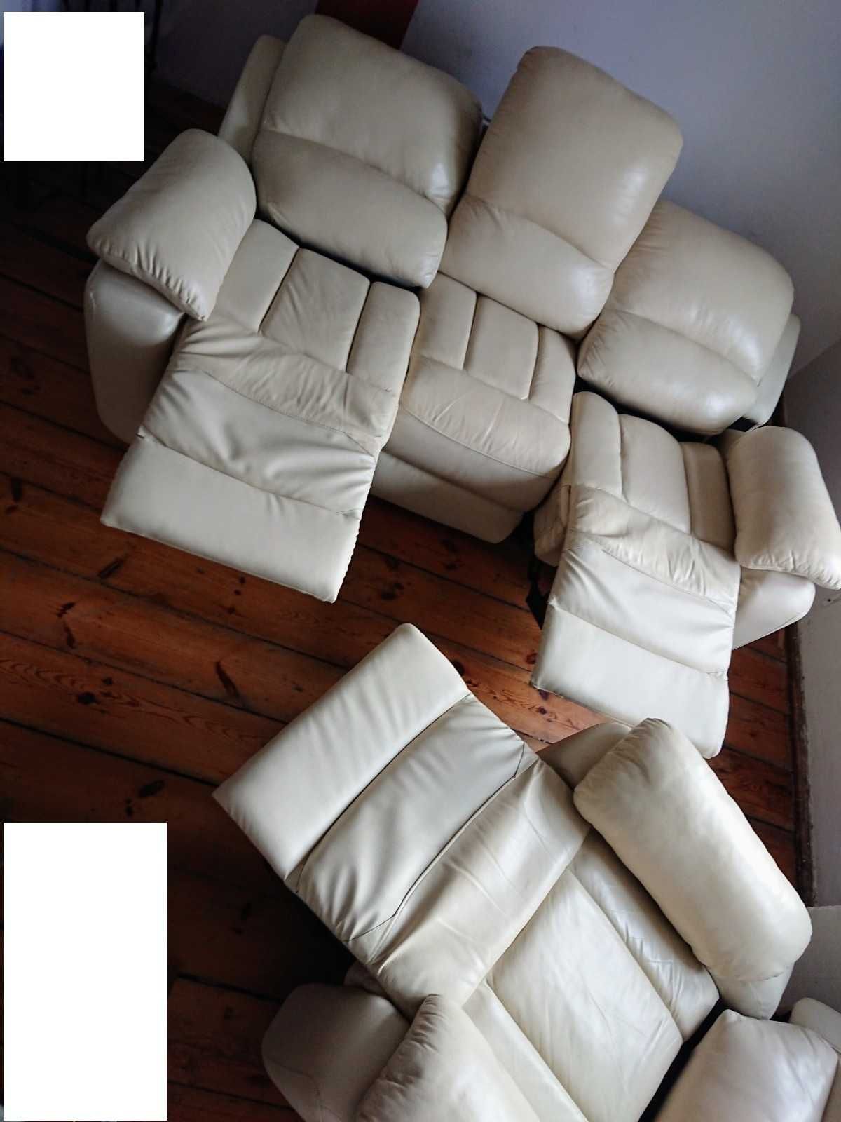 Zestaw Komplet mebli 3+1 Wersalka Tapczan Kanapa Sofa Fotel Wypoczynek