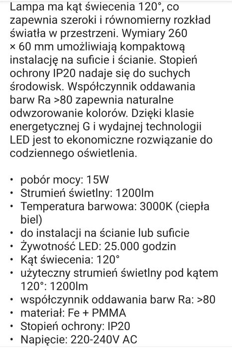 Biały plafon, lampa sufitowa - NOWY