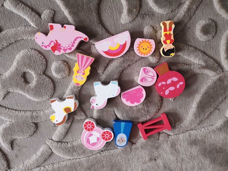 Drewniane tory, pojazdy + inne