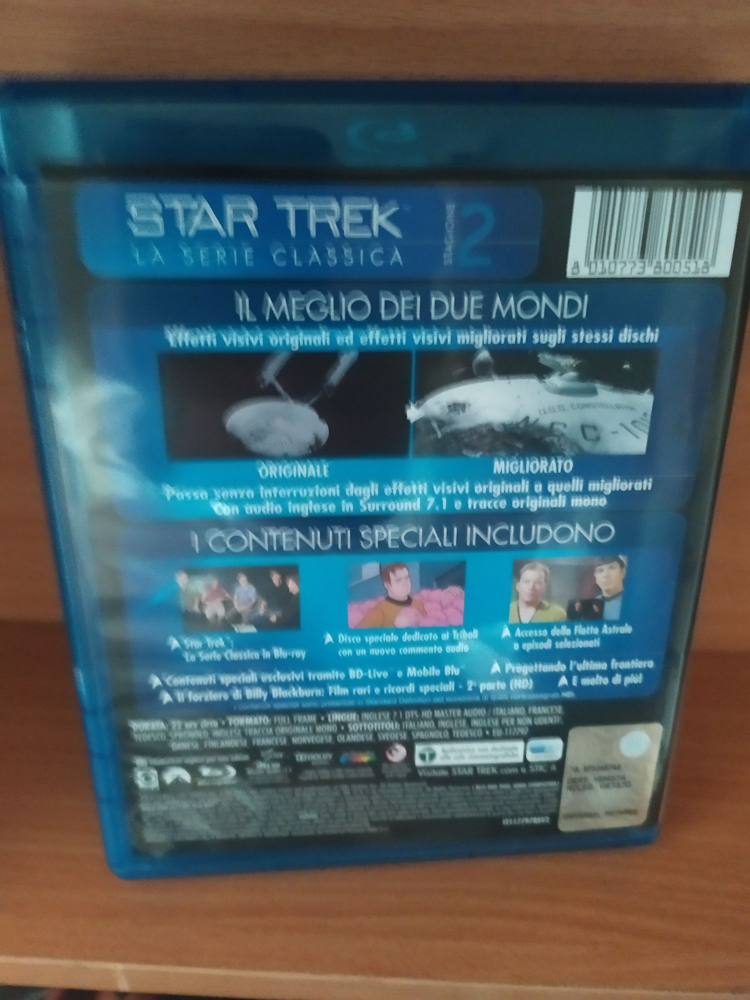 Série 2 completa Tv star treck em blueray