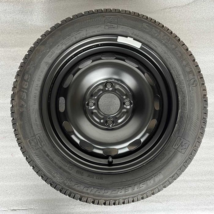 Koła FELGI stalowe 14 Ford Fiesta zimowe Semperit 175/65/14 4x108 DEMO