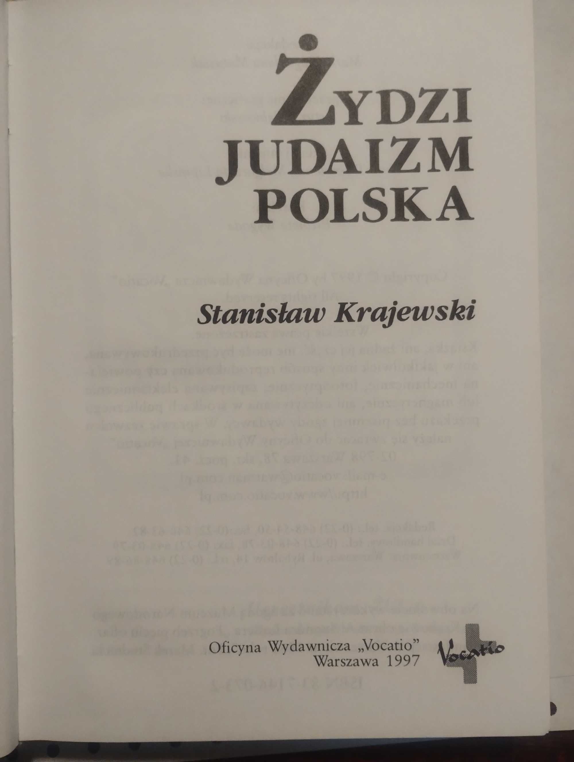 Żydzi judaizm Polska Stanisław Krajewski