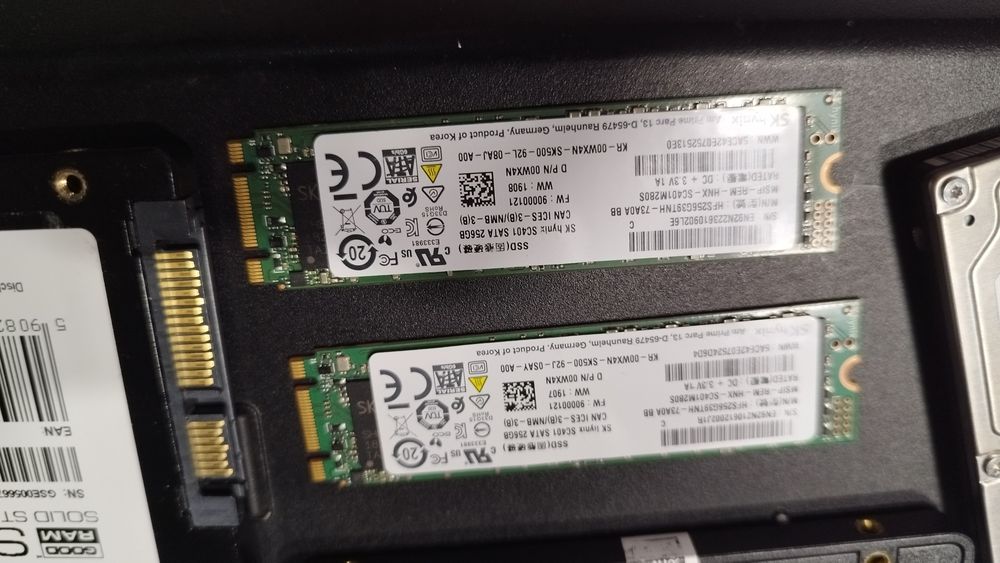 Dyski SSD części laptop dell