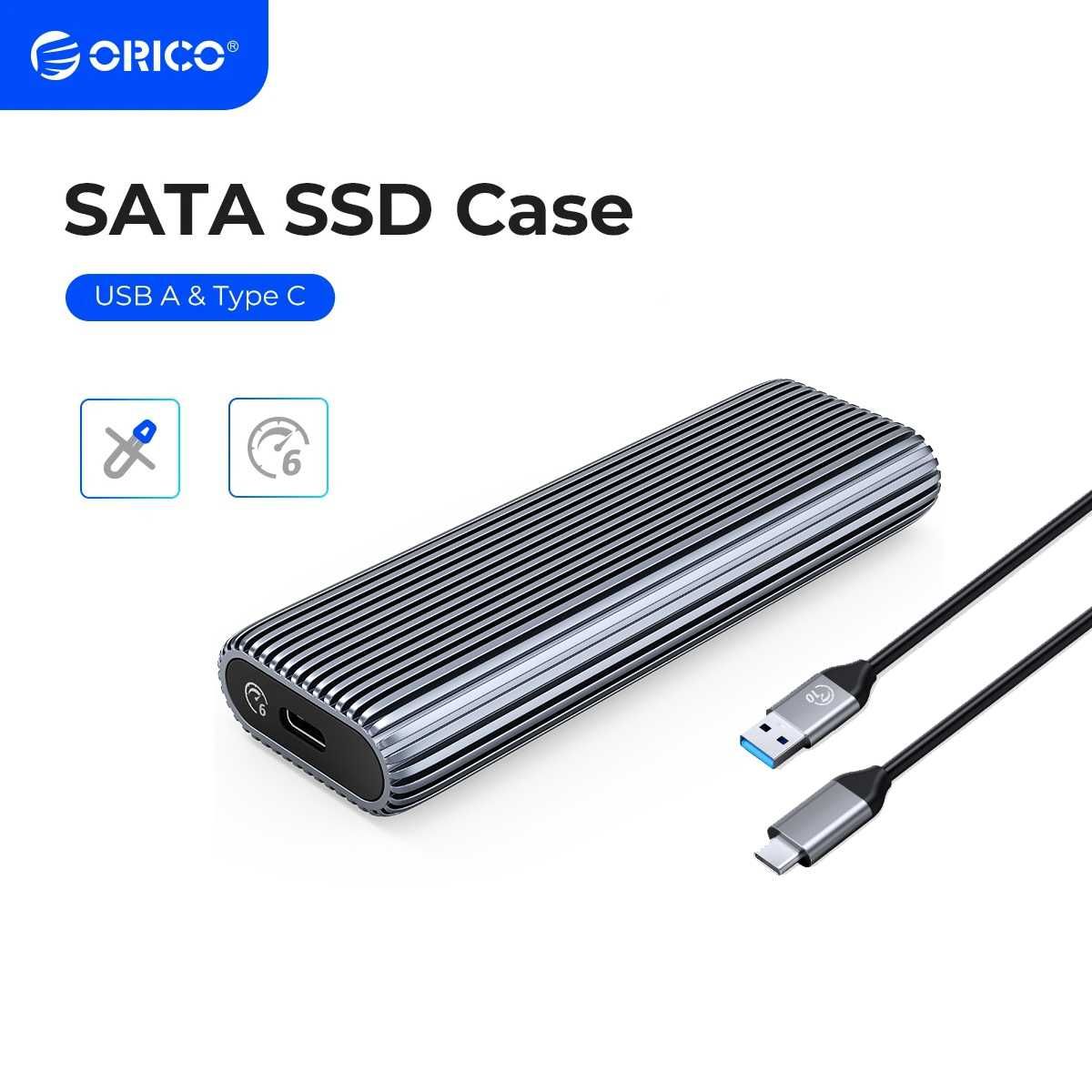 Orico M.2 PWM2 AM2C3 SATA 5Gbps m2 ssd карман Type-C