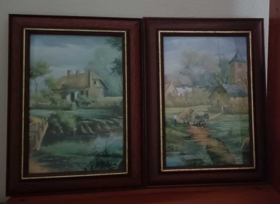 Conjunto de 2 quadros decorativos