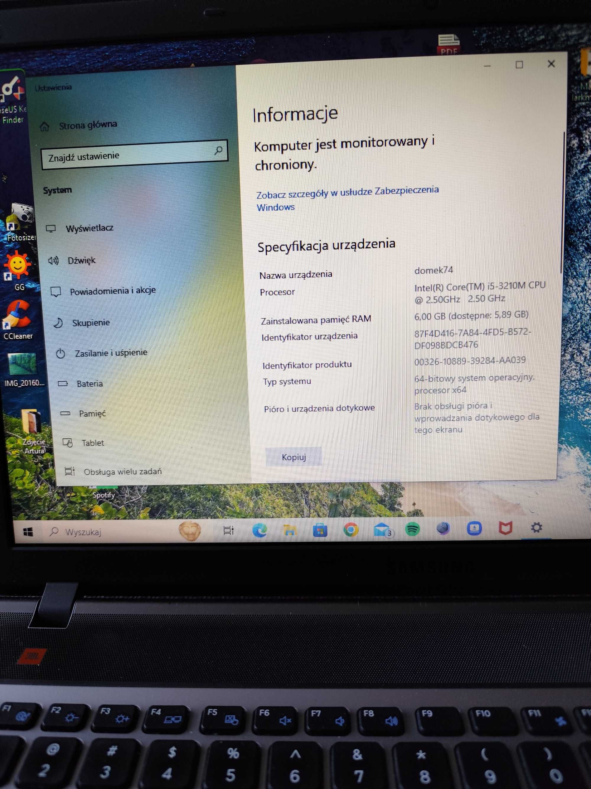 Laptop Samsung NP550P5C-S05PL 15,6"