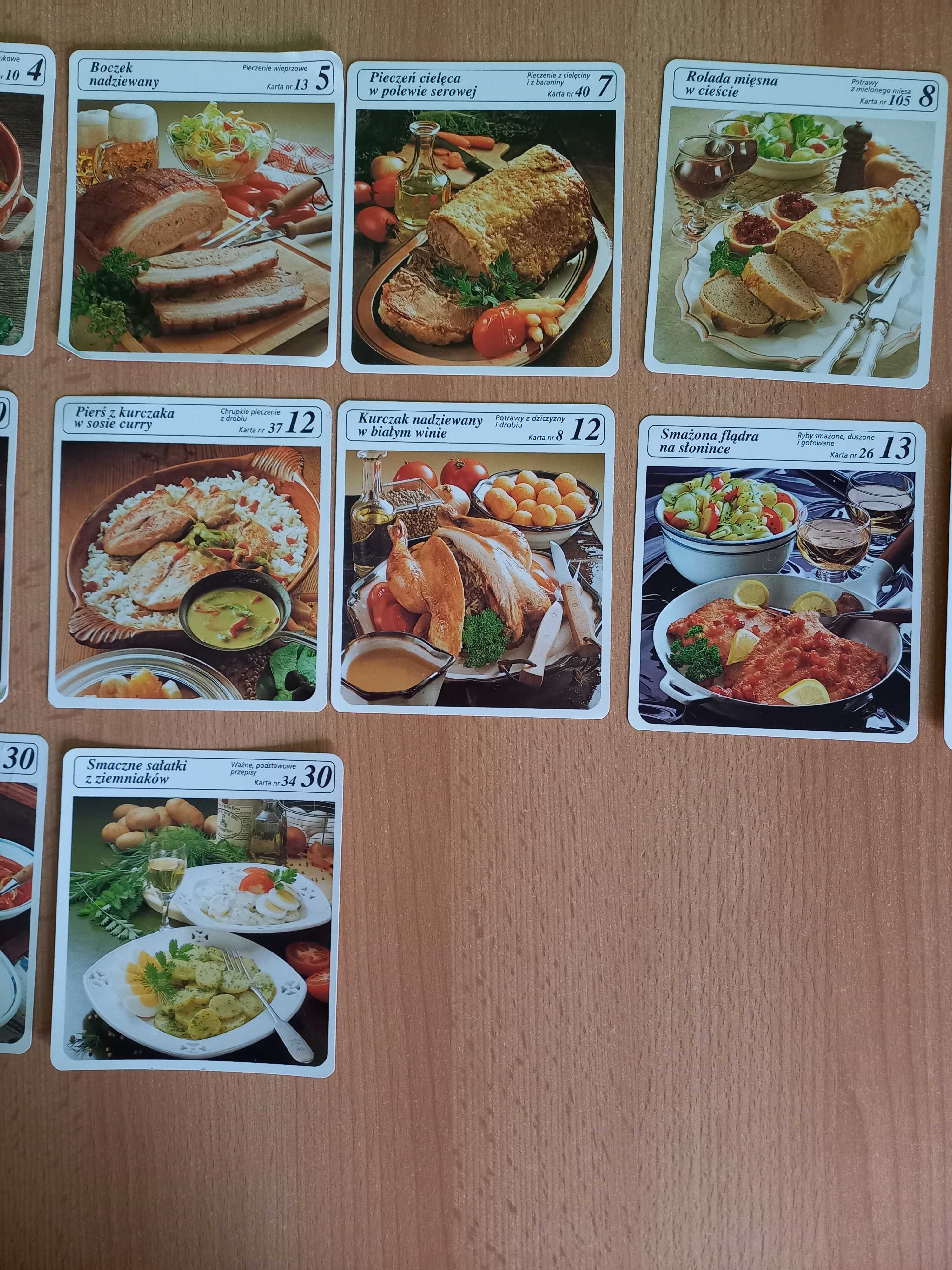 karty kuchenne z przepisami przepisy kulinarne kuchenne kolekcja