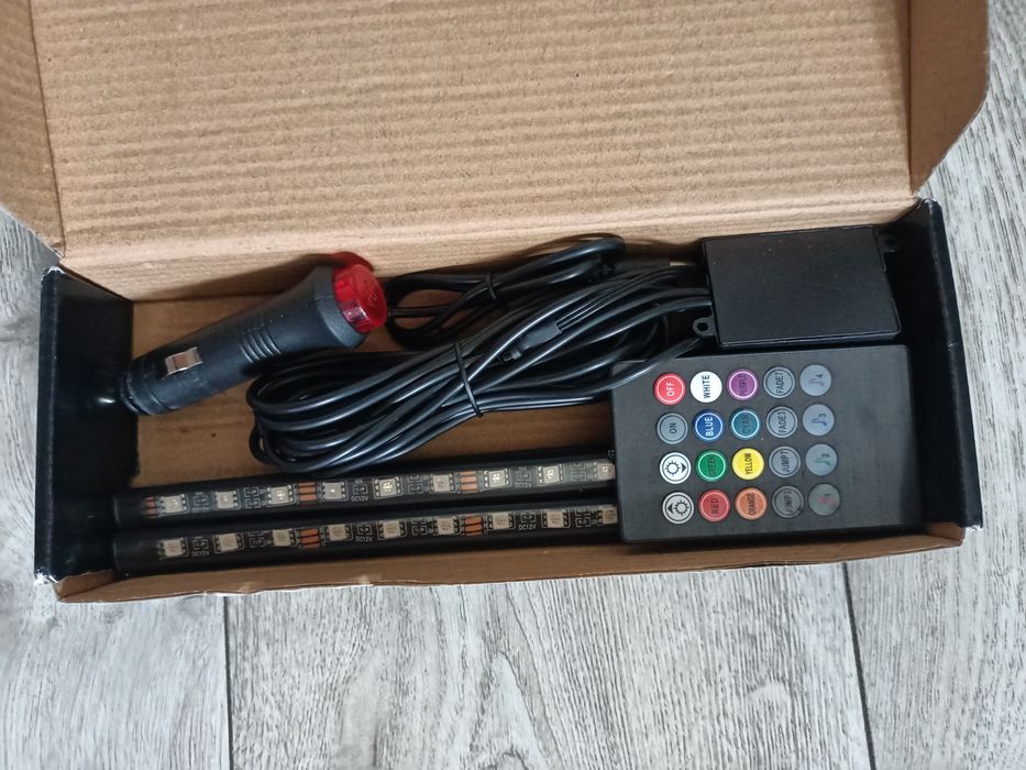 Oświetlenie LED Wnętrza Pojazdu RGB