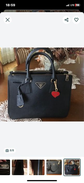 Torebka Prada Galeria Saffiano skóra
