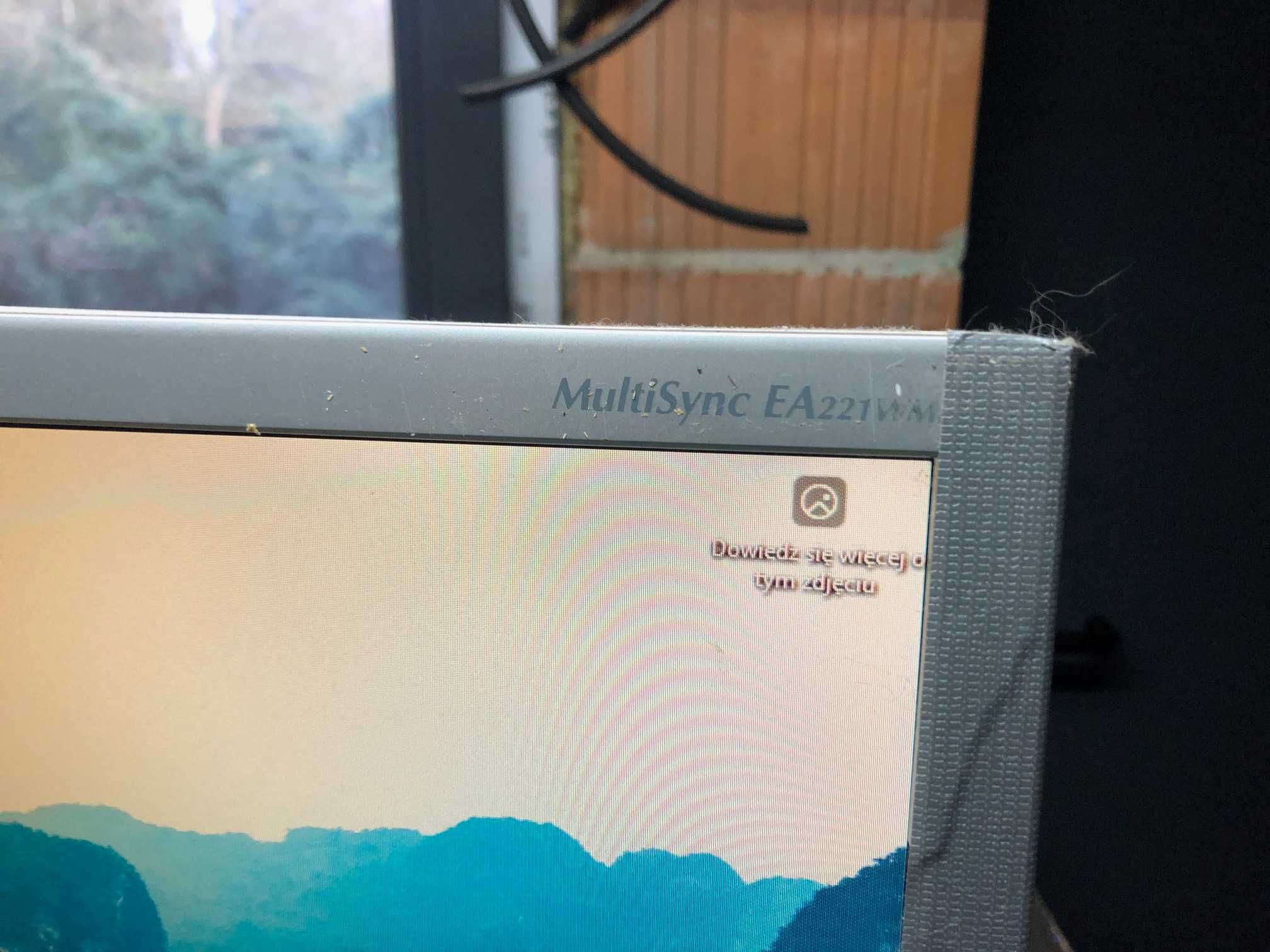 Monitor NEC EA221WMe 22" LED TN VGA HUB USB Głośniki