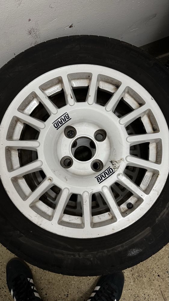 Felgi 2sz BRAID 4x108 7x15j e40 rajdowe kjs peugeot / Ford