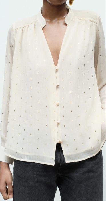 Блузка рубашка сорочка Zara  р. М