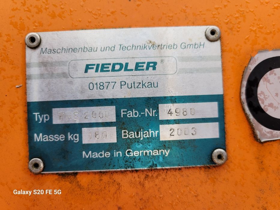 Pług do śniegu hydrauliczny 1.9m Fiedler FRS2000