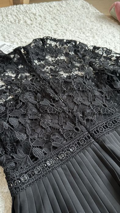 Нова святкова чорна сукня Zara, лімітована колекція, XS