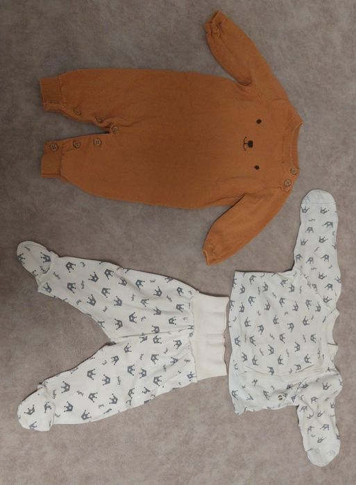 Одяг для новонародженої дитини/набір/повзунки/распашонка 56 розмір