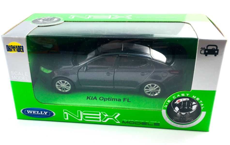 Kia Optima FL model metal WELLY 1:34 Grafitowy