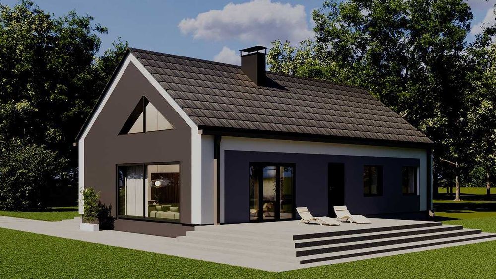 Dom modułowy z keramzytu 118m2 – stan deweloperski w 120 dni!