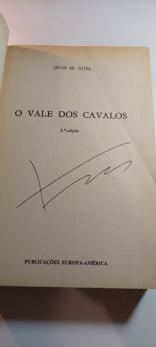 O Vale dos Cavalos - Jean M. Auel (3ª edição)