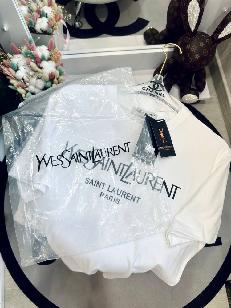 Футбрлка YSL Футболка Yves Saint Laurent