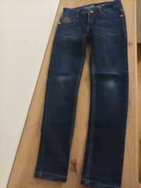 Spodnie Jeans dla dziewczynki 128