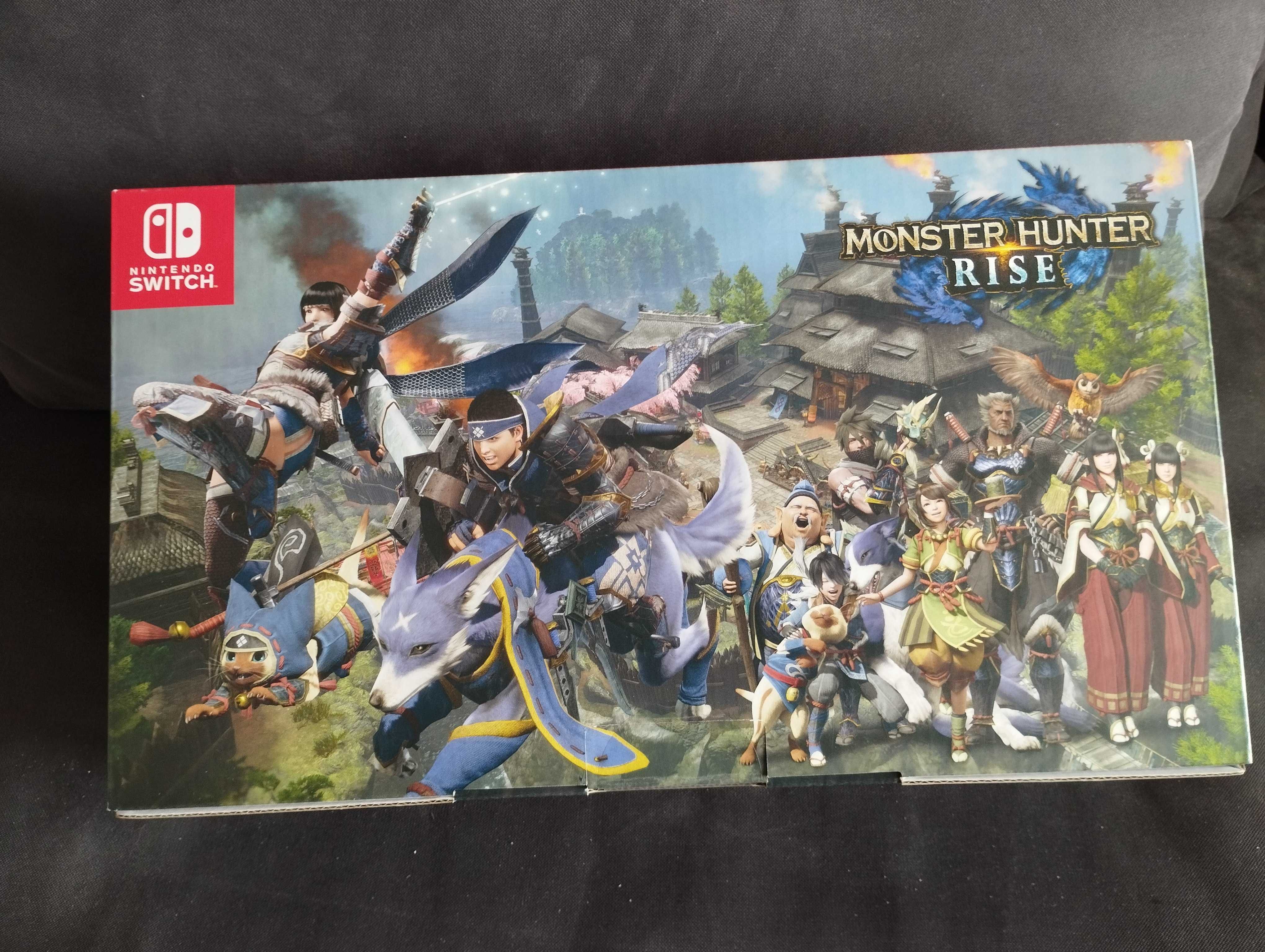 Consola Nintendo Switch Edição Monster Hunter Rise fatura garantia