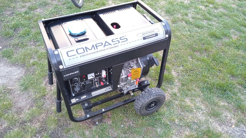Генератор дизельний Compass 5 кВт / 5,5 кВт C5500DE
