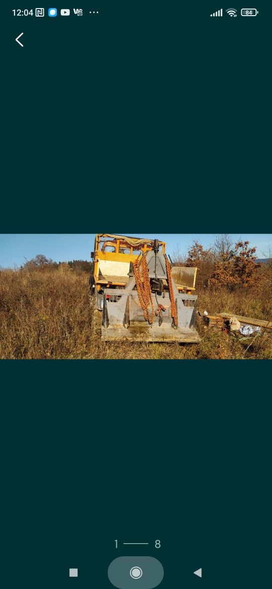 Wciągarka wyciągarka hydrauliczna lebiodka unimog płyta leśna