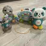 Игрушки Fisher Price Linkimals ёжик, ленивец, лось, панда