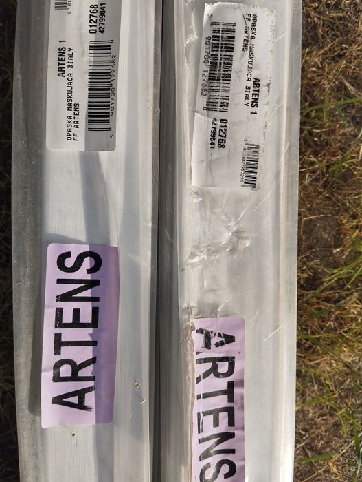 Opaski maskujące do ościeżnicy stałej biała Artens 10 szt