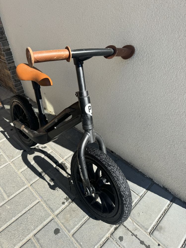 Rowerek Biegowy Qplay Racer Black/Brown