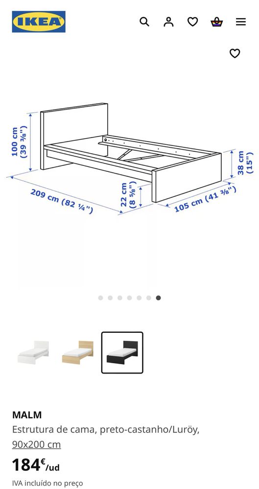 Vendo 2 camas malm