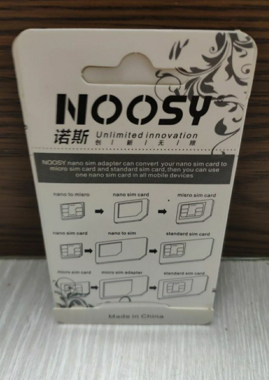 Переходник адаптер для сим Sim-карт Noosy Nano-Sim