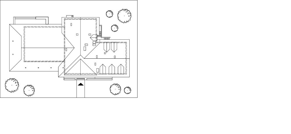 Album- Projekt budynku- rzut z góry Cykada 3 format dwg.