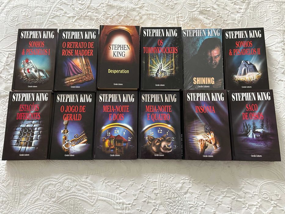 Livros Stephen King - Edição Círculo de Leitores