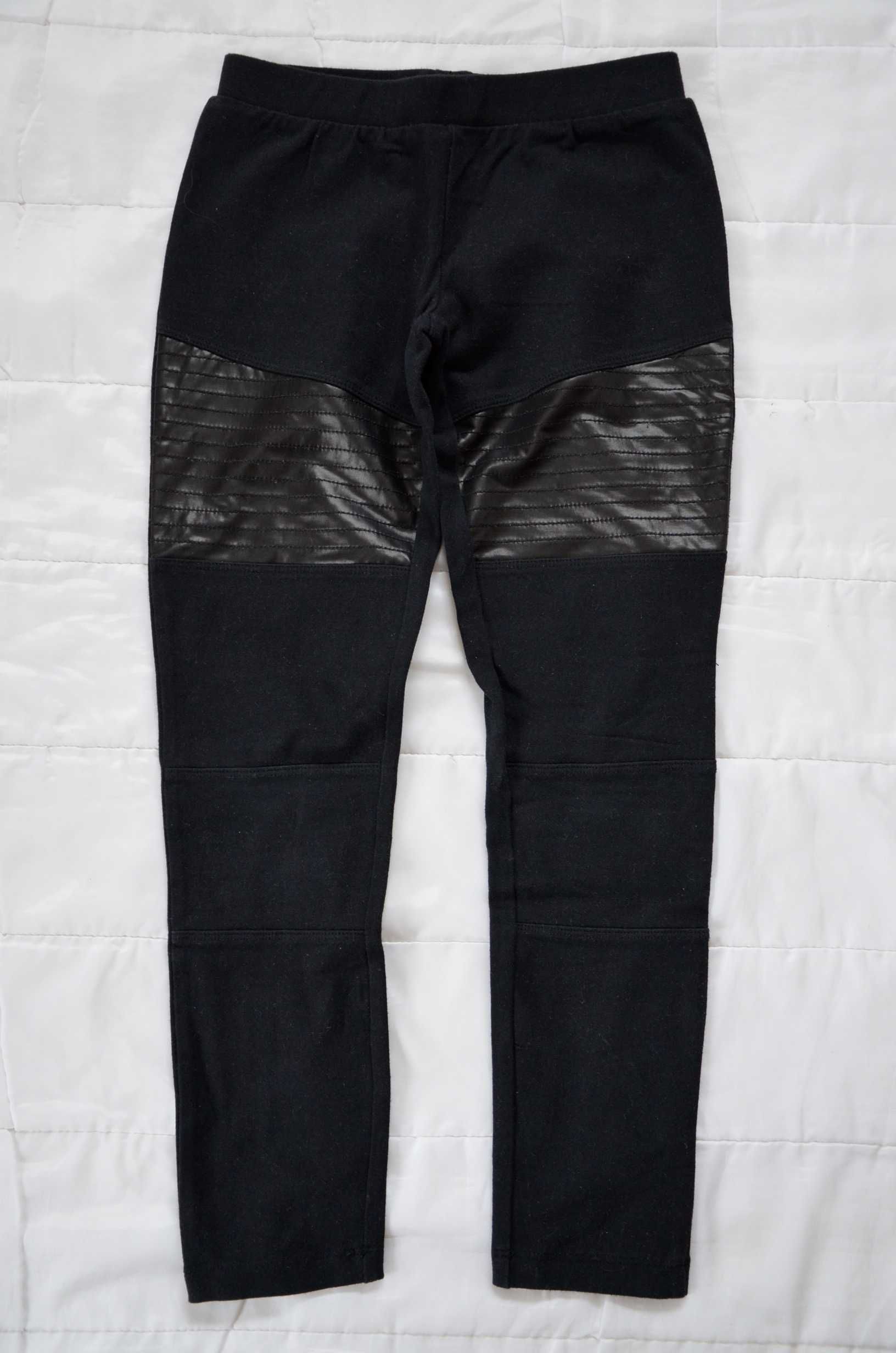legginsy zestaw ubrań getry spodnie Calzedonia rajstopy 7 lat buldog