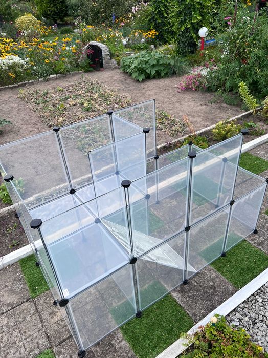 Duża klatka kojec wybieg dla świnki królika zwierząt panelowa NOWA