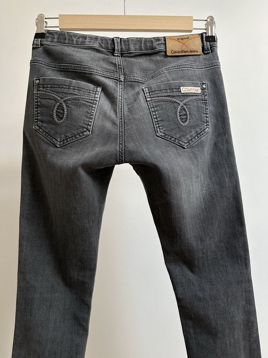 Oryginalne Calvin Klein Jeans Grey Denim Szare 36/38 S/M 170 cm Slim
