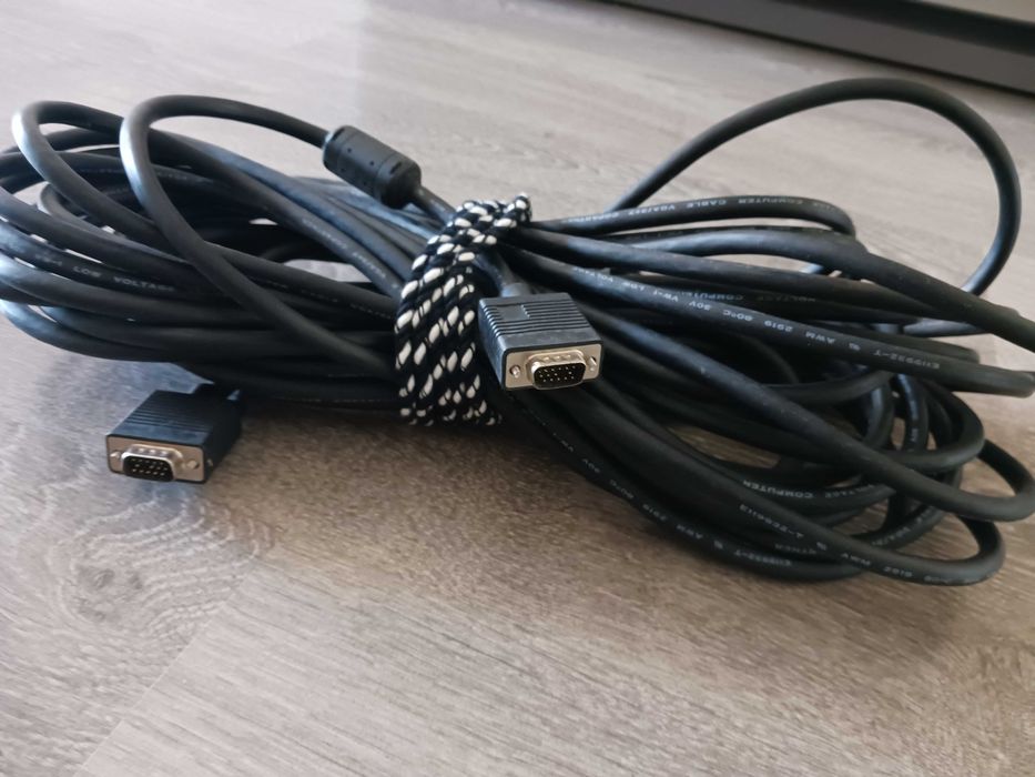 Cabo VGA 20 metros  preto
