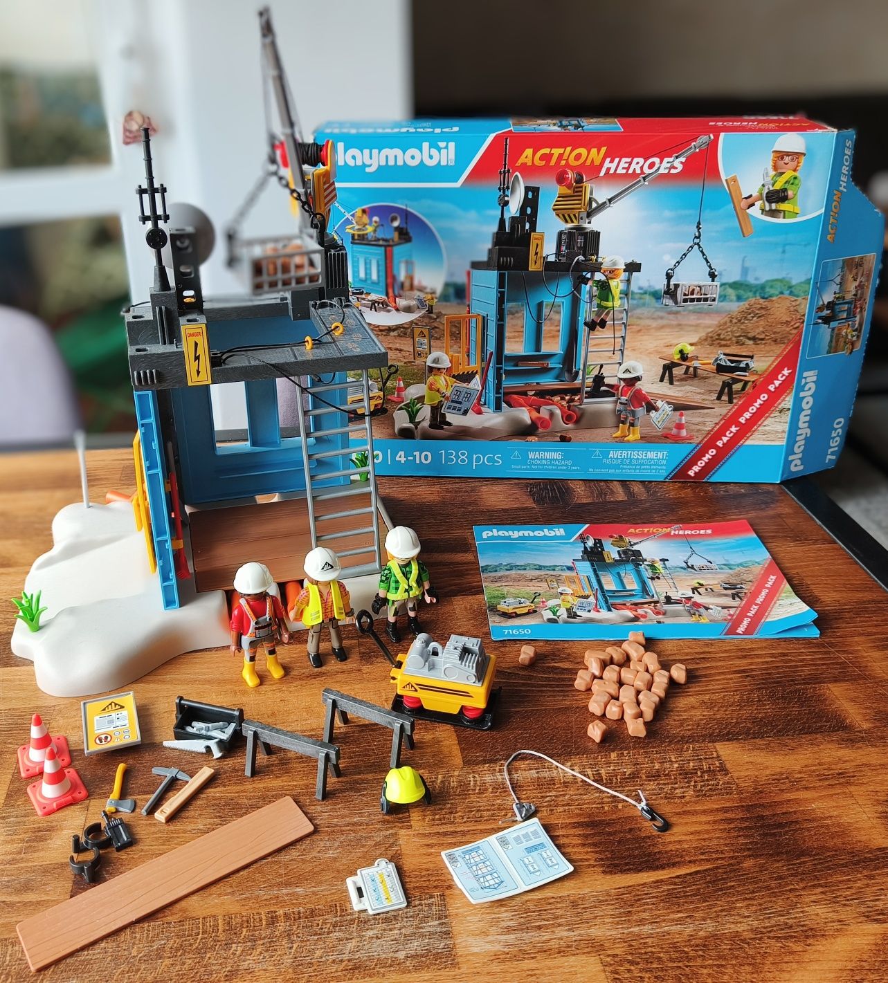 Playmobil action heroes 71650Plac budowy
