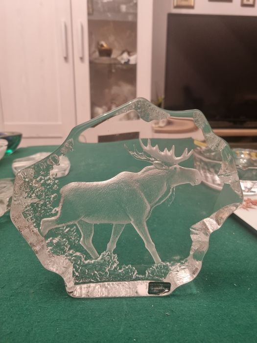 Szkło kryształowe Łoś/Matts Jonasson