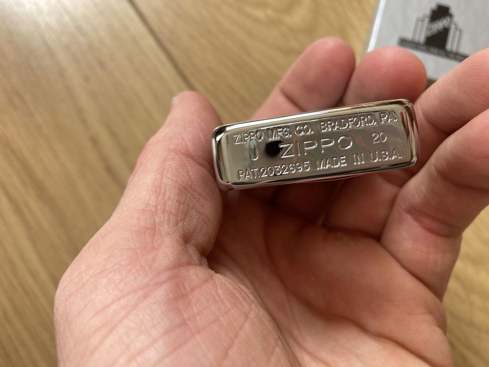 Новая бензиновая зажигалка Zippo 1941 Replica Brushed Chrome из США