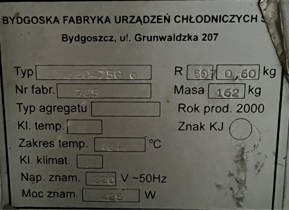 Lada chłodnicza Byfuch