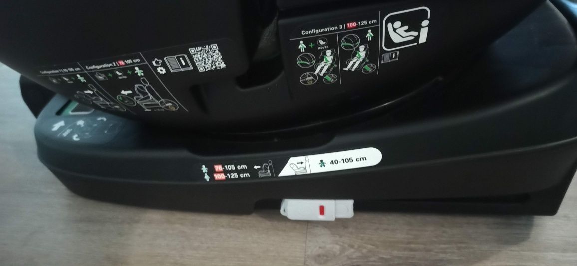 Cadeira RECARO Salia 125 Rotativa c/ISOFIX - carbon grey