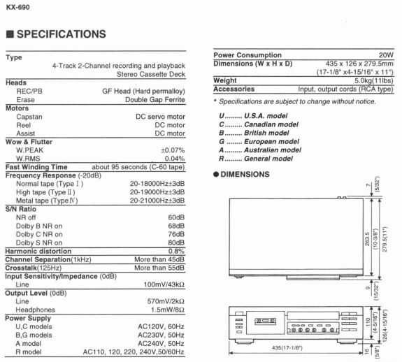 Кассетные деки Pioneer CT-S 620, Fisher CR-M300, Yamaha KX-690,