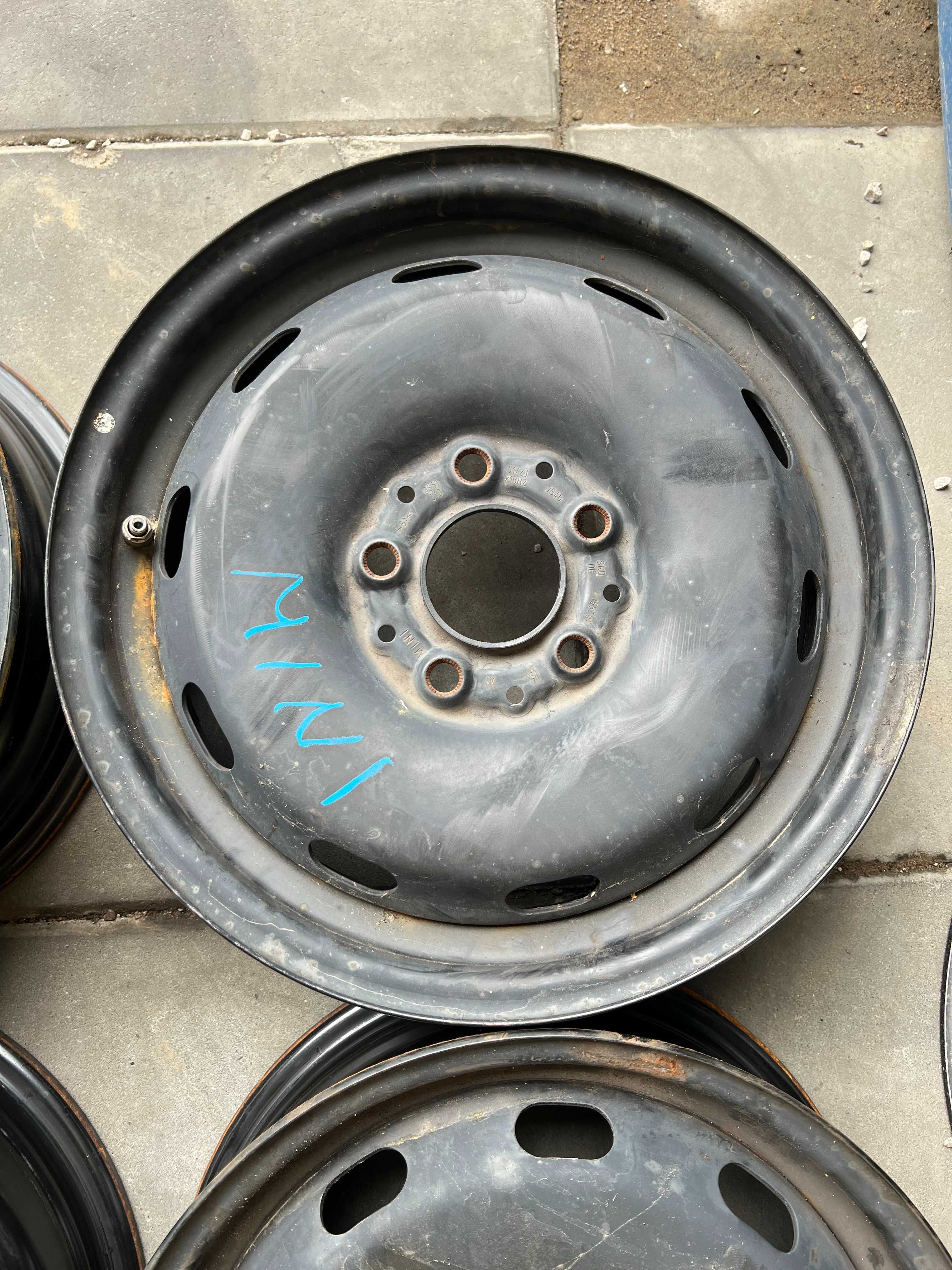 Felgi stalowe oryginalne z czujnikami TPMS 5.5Jx15H2 ET46 5x112 MINI