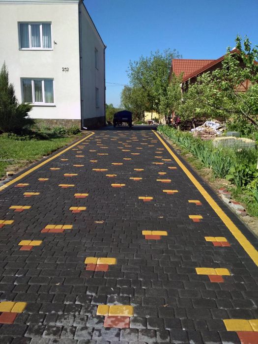 Укладка Бруківки Монтаж Бруківки Оренда інструмента