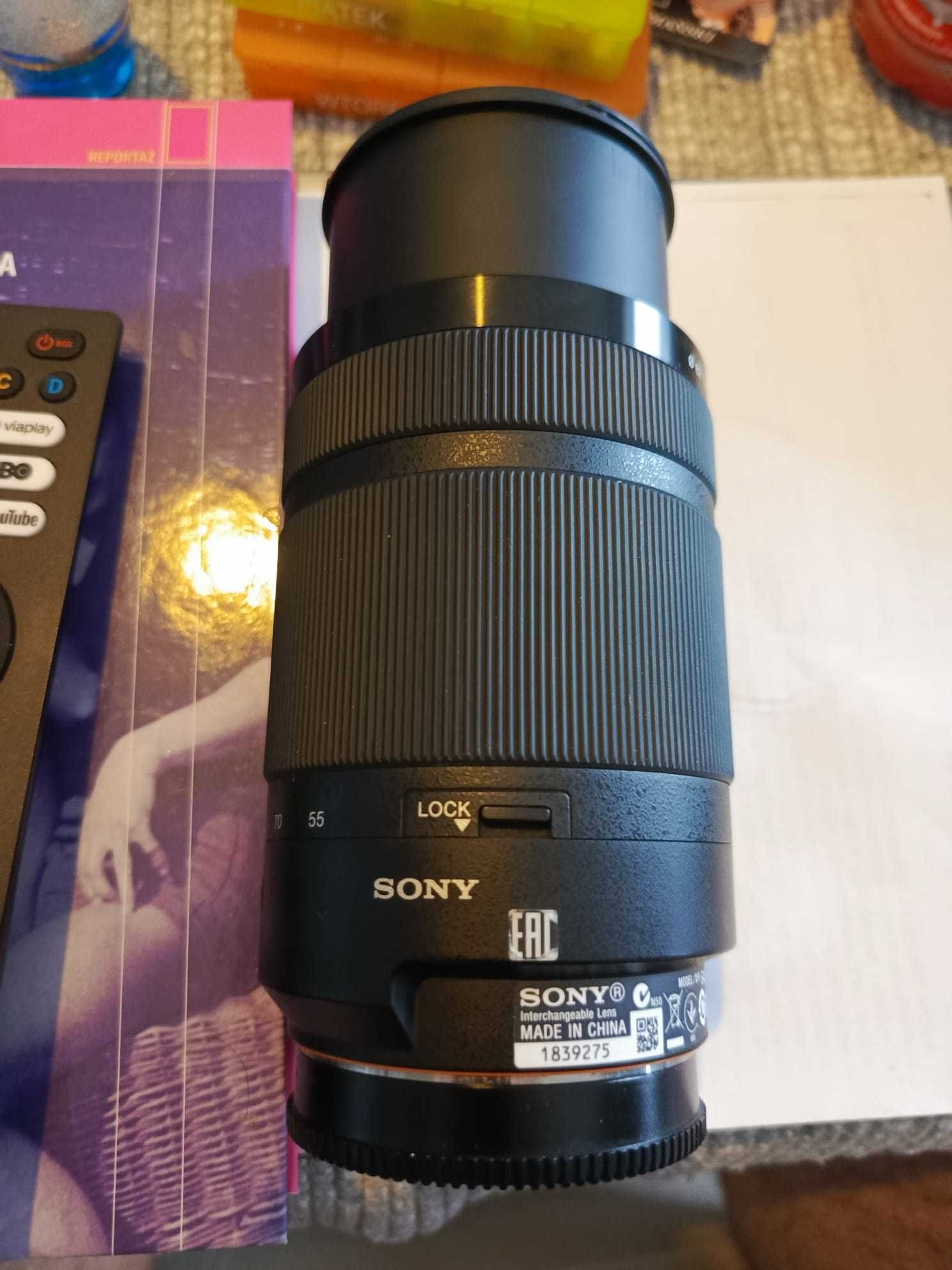 Obiektyw Sony 55-300 jak na zdjęcie