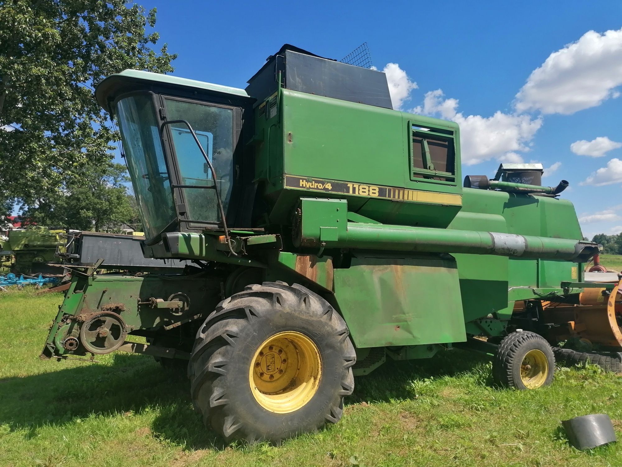 Części John Deere 1188,1177,1174 silnik, sita, wytrząsacze,